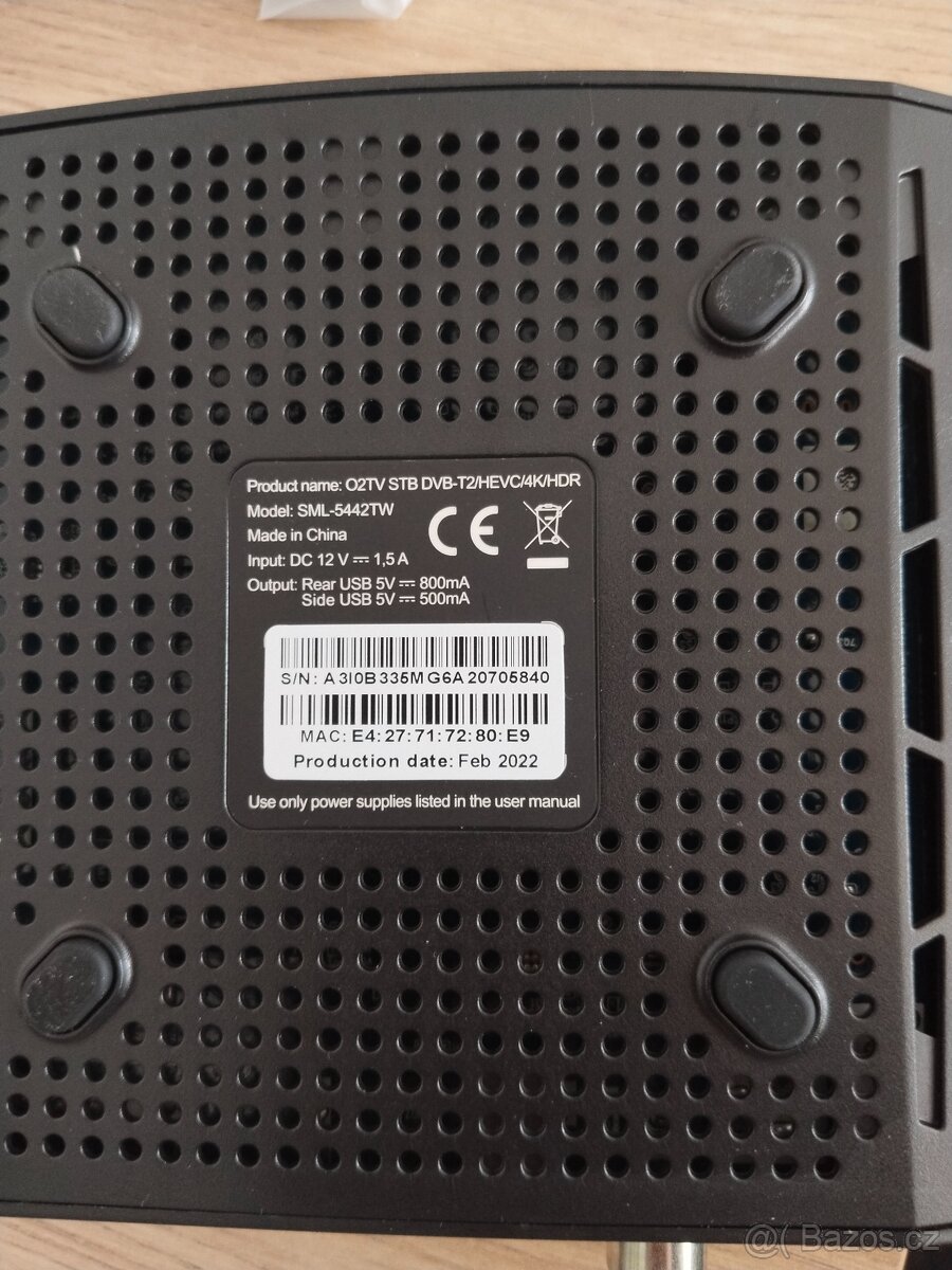 ROUTER O2 SMART BOX + O2 TV SET TOP BOX - 5