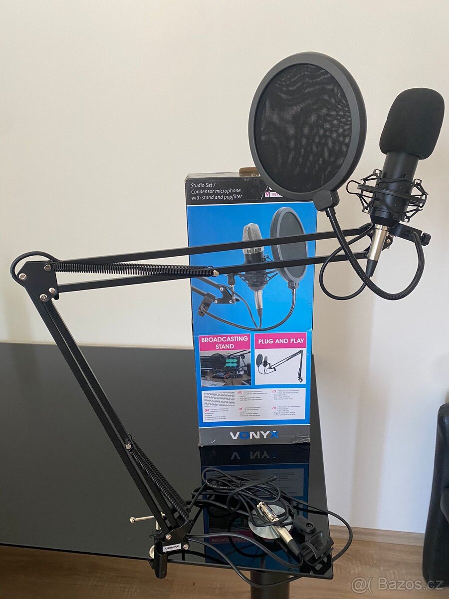 Studio Set mikrofonu se stojanem a pop filtrem - 5