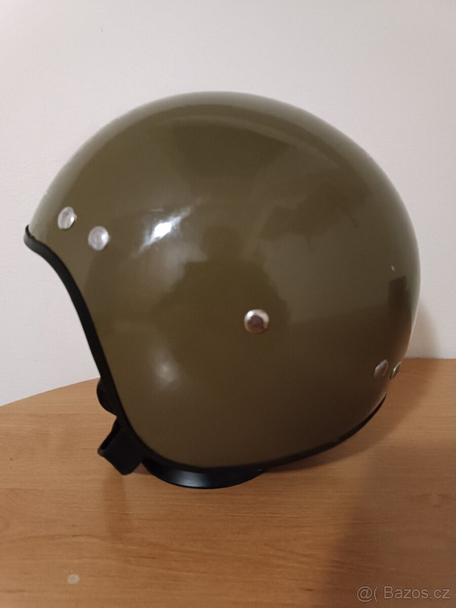 Stará vojenská moto přilba - 5