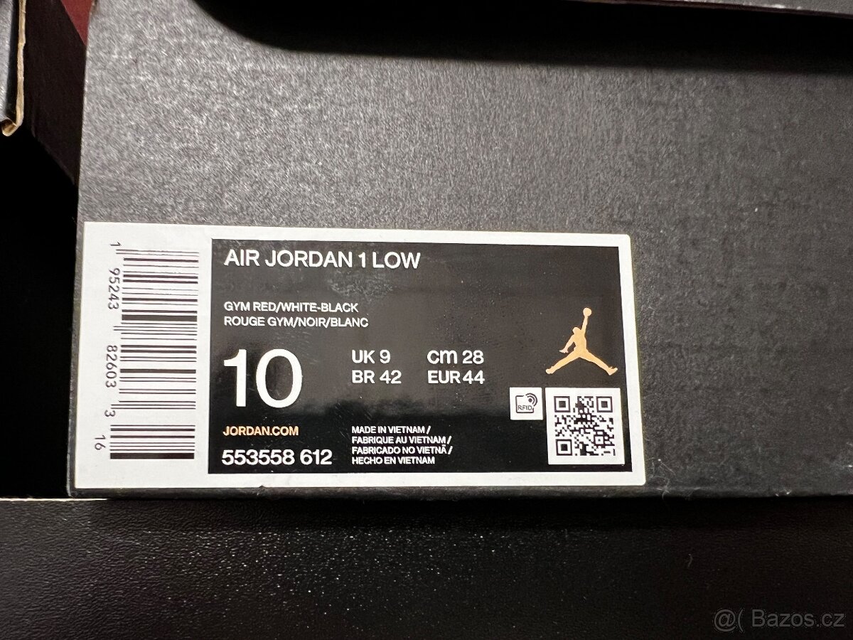 Air Jordan 1 Low "Bred Toe“ - 5