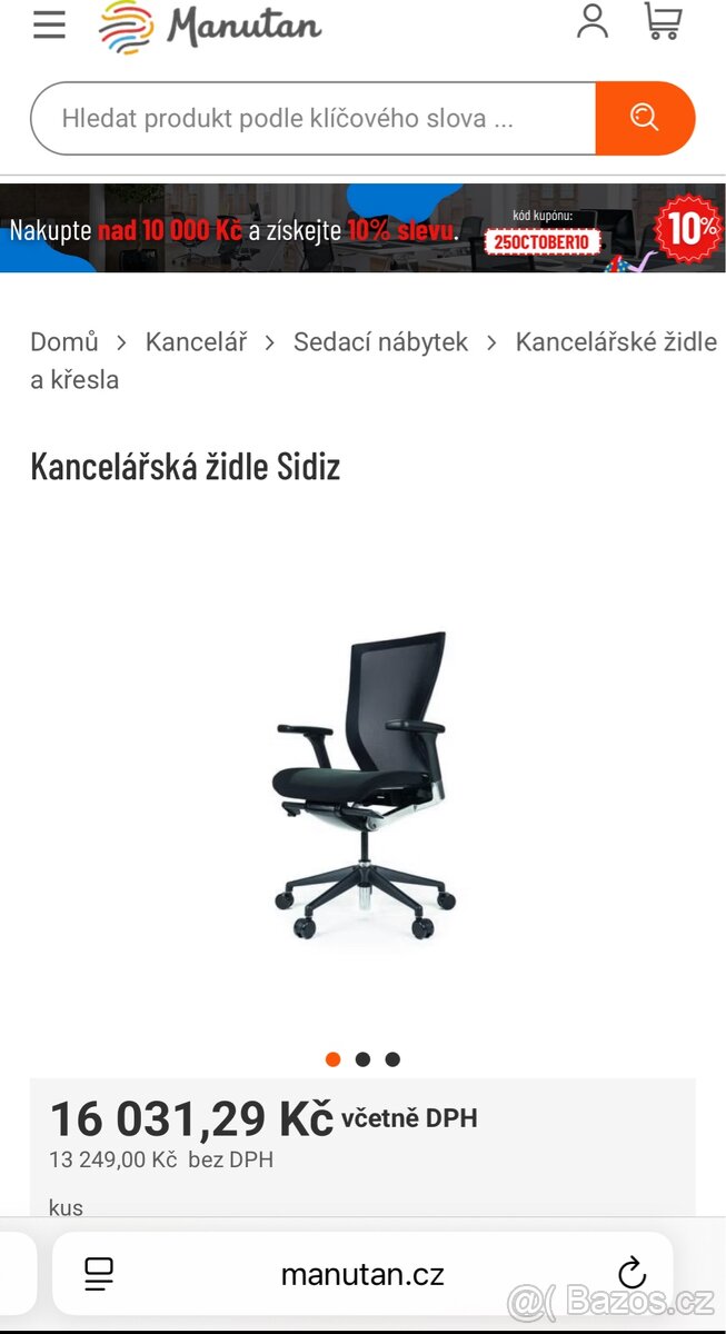 kancelářská židle Sidiz T50 Alfa - 5