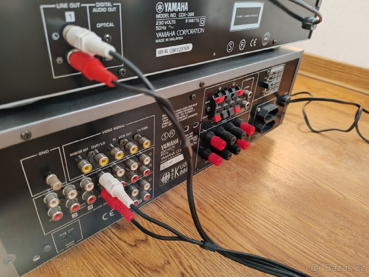 YAMAHA DSP-A492 BEZ DALKY, YAMAHA CDX 396 - 5