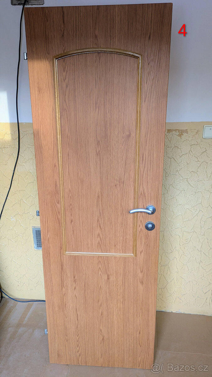 7x interierové dveře s kováním a zámkem - 5