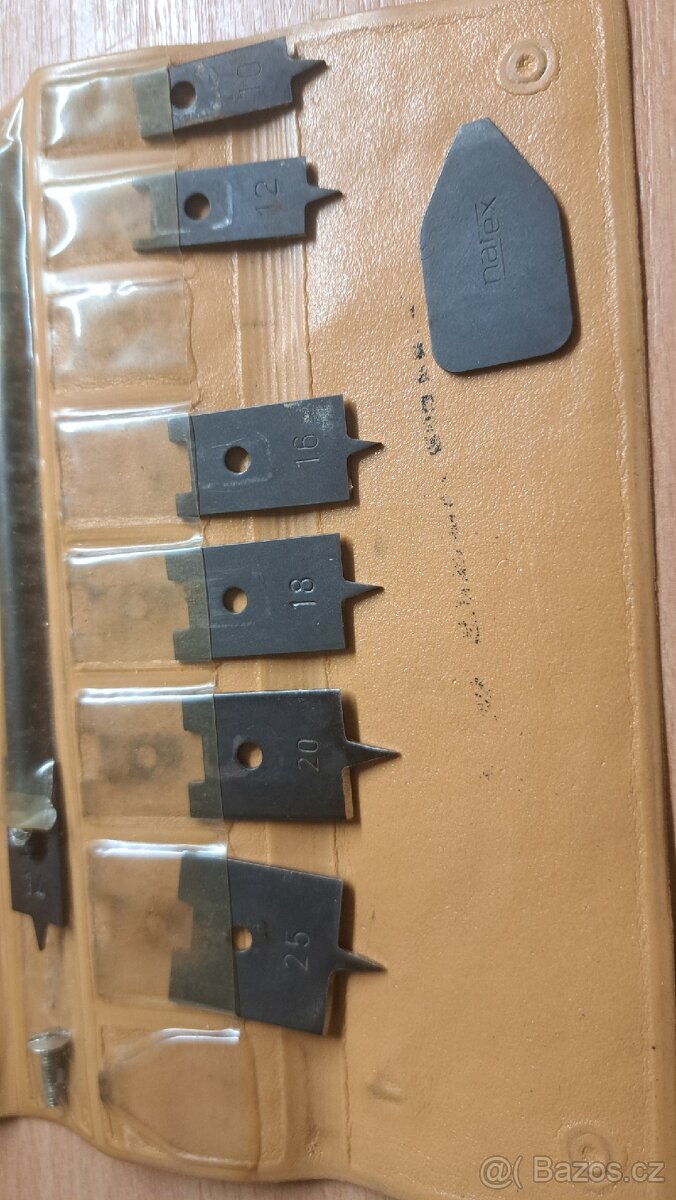 Sada plochých vrtáků Narex - 5