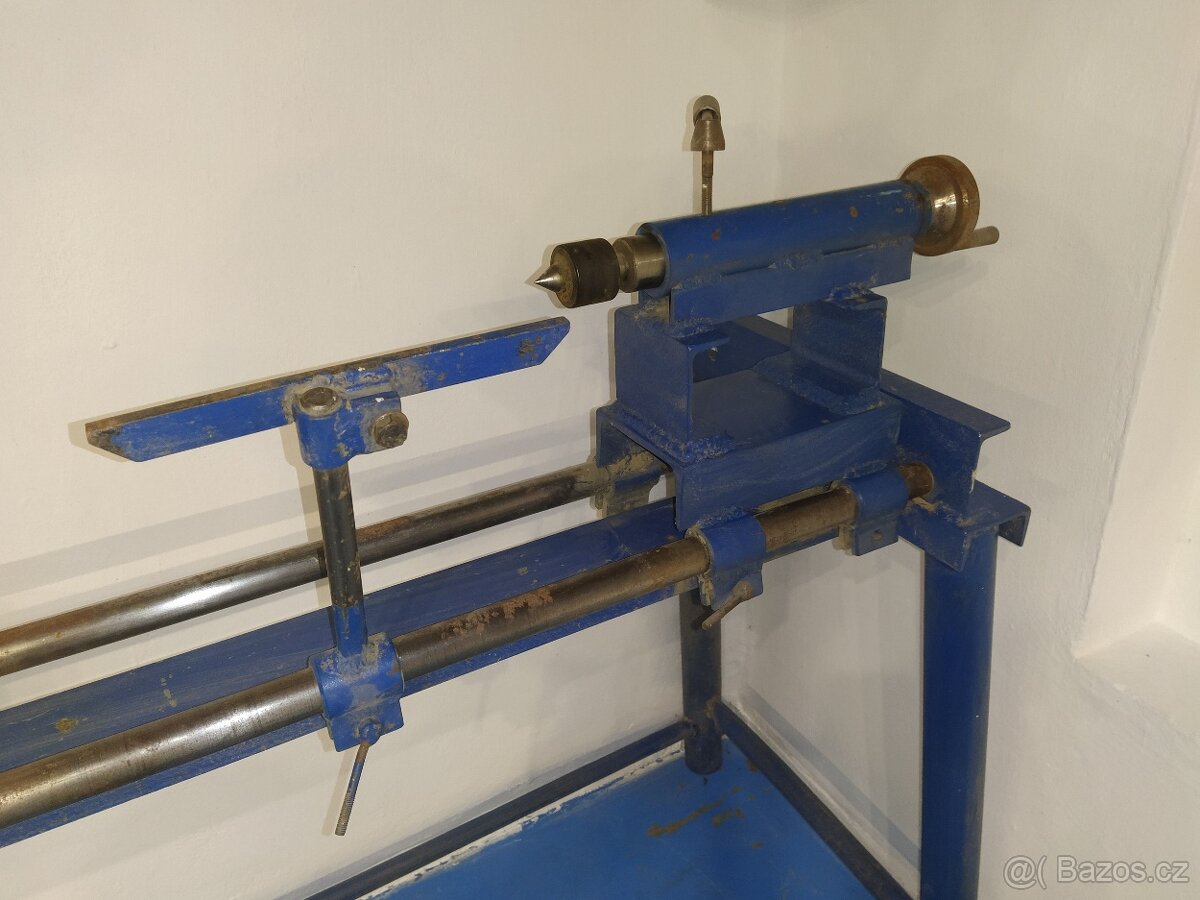 Prodám soustruh na dřevo, točná délka cca 900 mm - 5