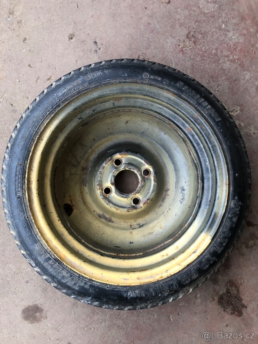 Rezerva, dojezdové kolo 115/70 R14 - 5