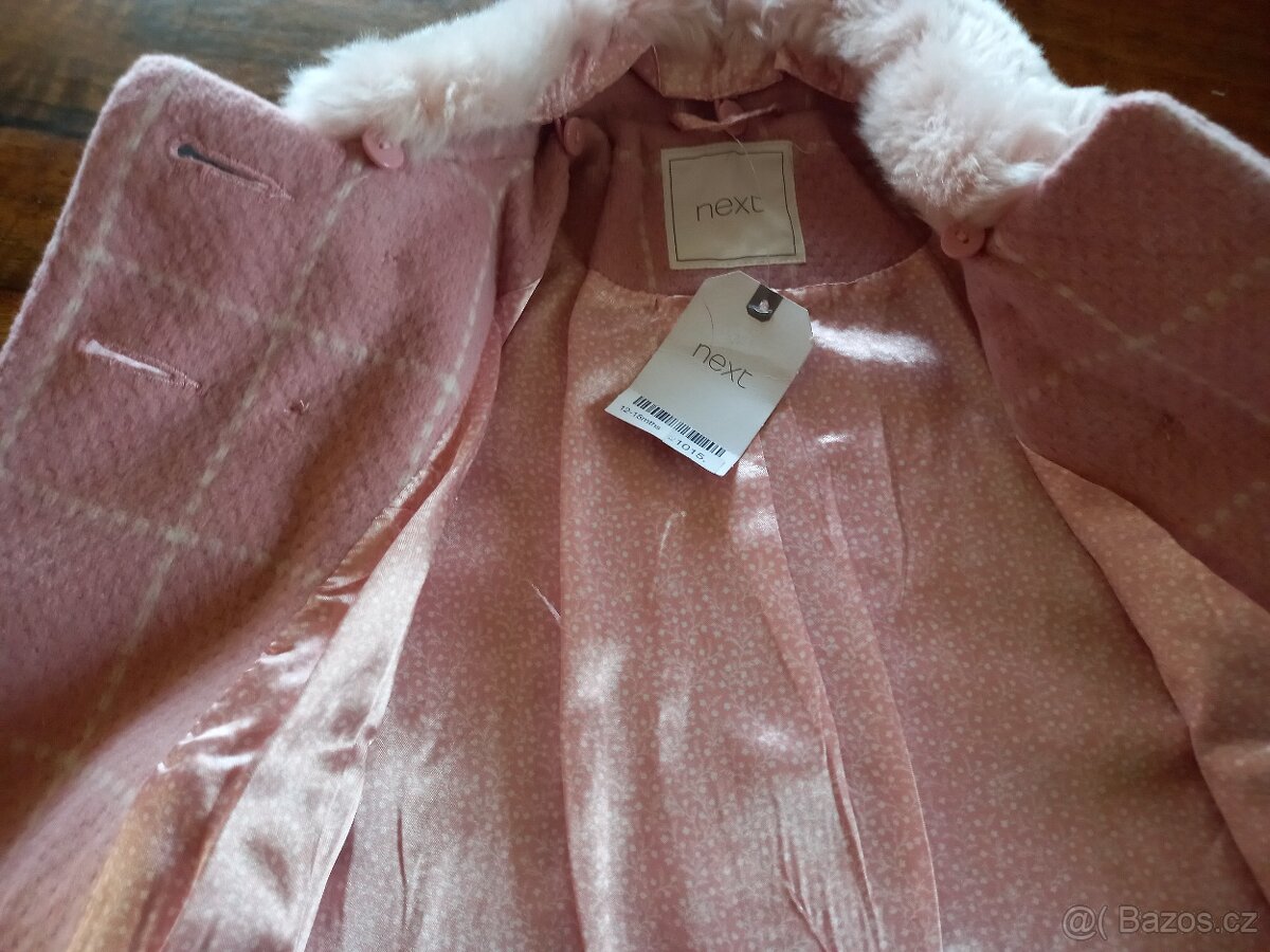 Luxusní kabatek Next vel. 86 - 5