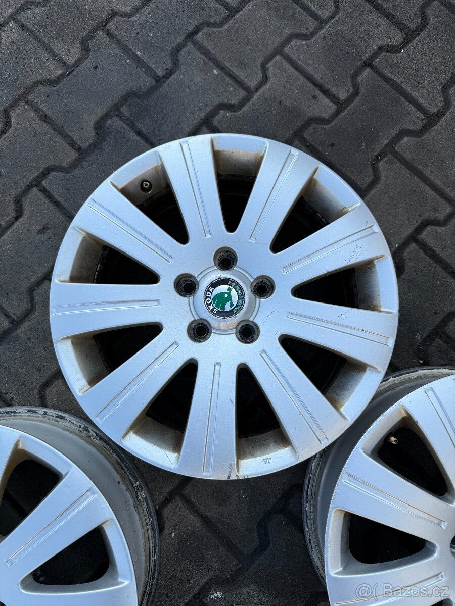 Alu Škoda 5x112r17 6J ET 45 - 5