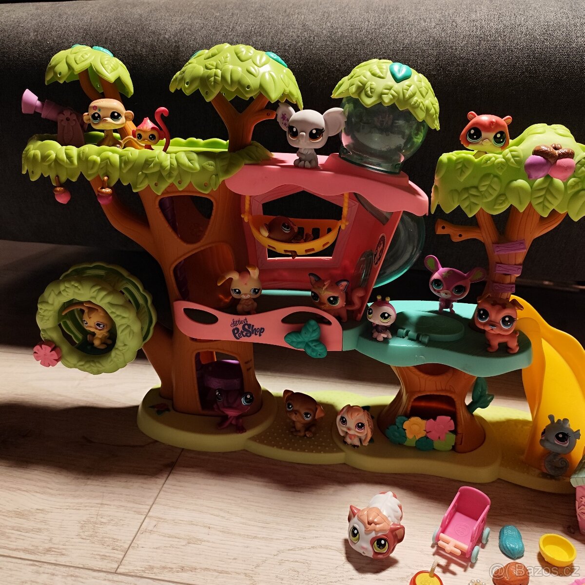 LPS sada stromový domeček spoustu zvířátek a doplňky - 5