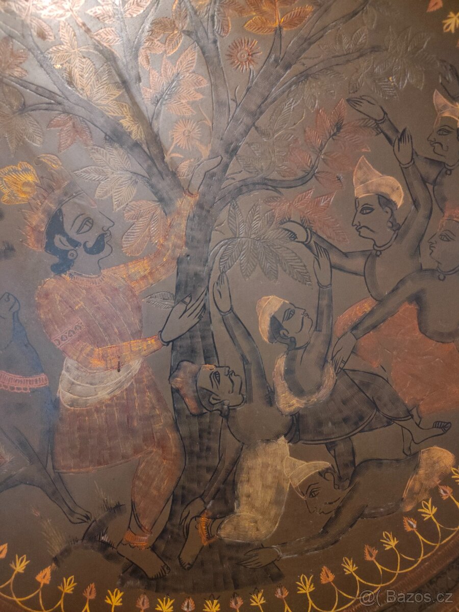 Obrovská indická nástenná dekorácia - 5