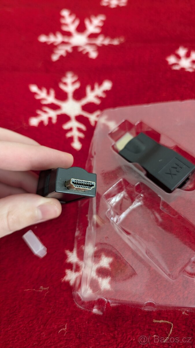 EXTENDER HDMI PŘES KONEKTOR RJ45 CAT 5E/6 30M 4K - 5