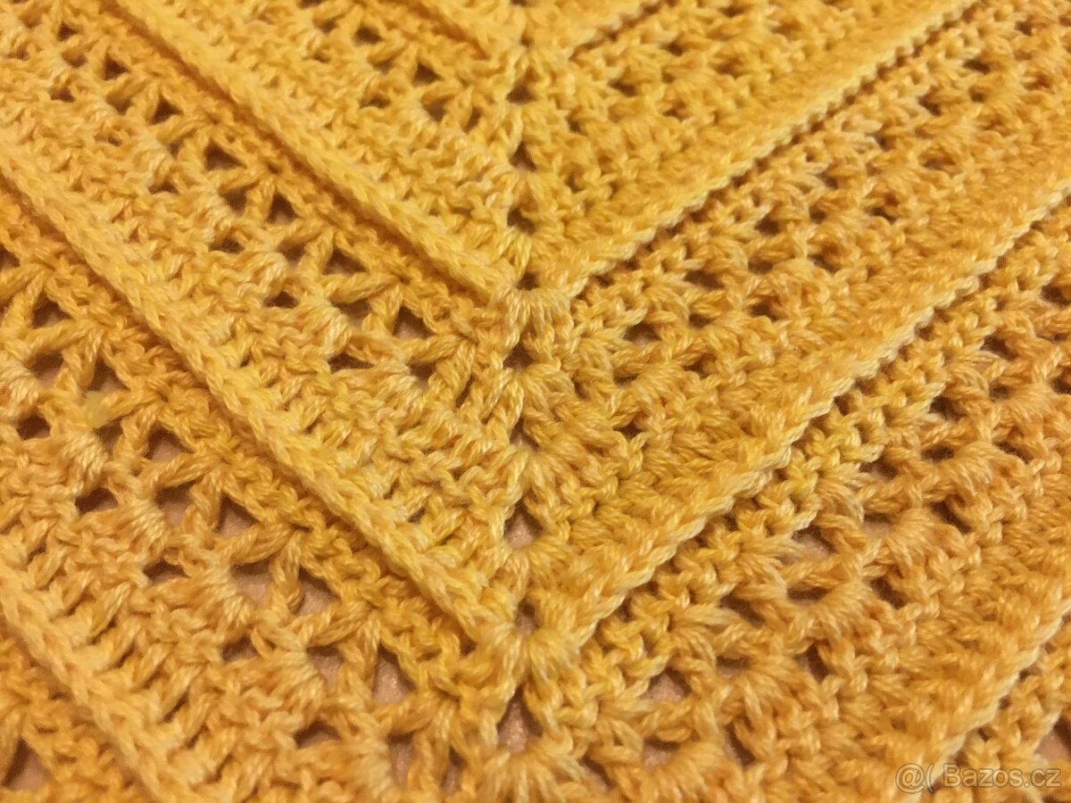 ručně háčkovaný šátek - 5