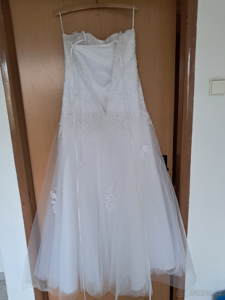 Svatební šaty vel. 40 - 5