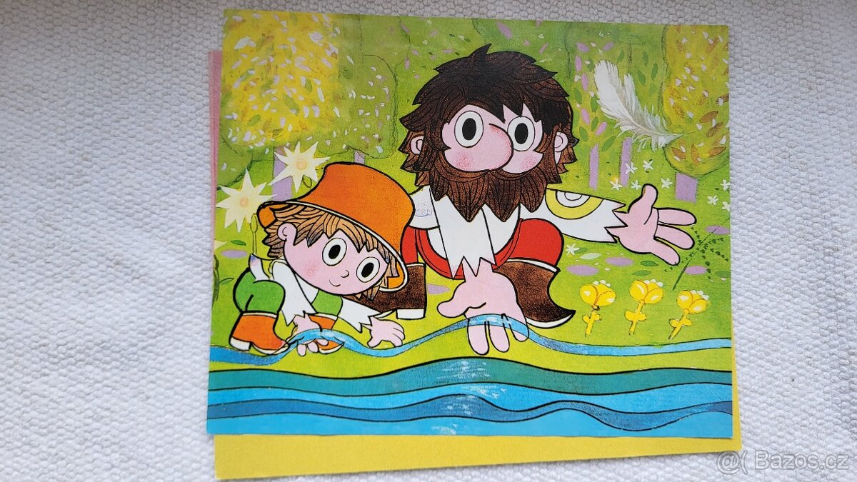 Dřevěné kostky – Runcajs a Manka – 20 ks - 5