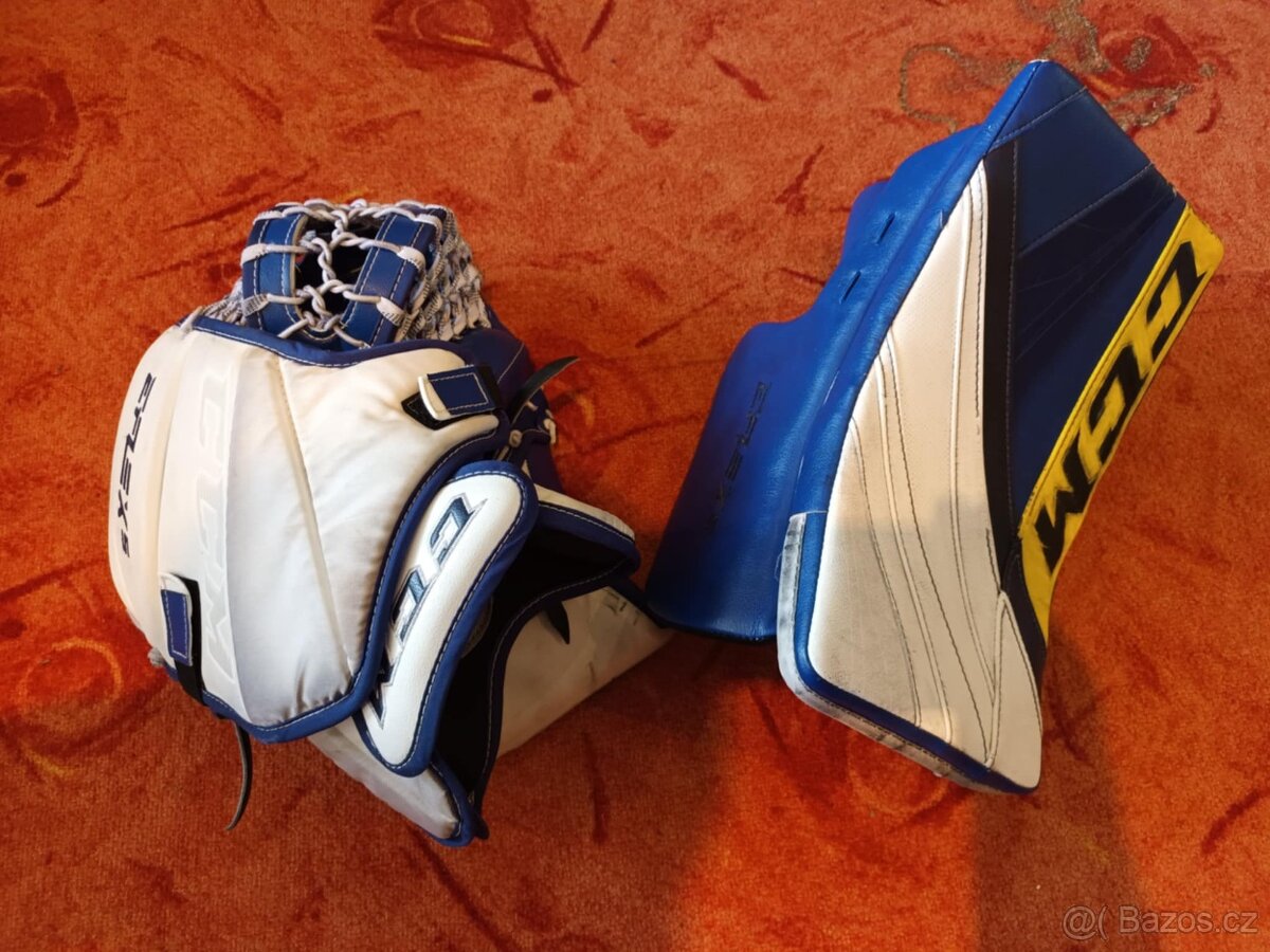 Brankářská lapačka a vyrážečka CCM EFLEX 5, senior., custom - 5