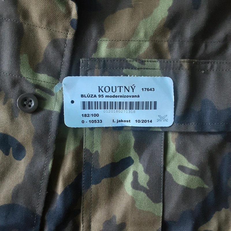 Vojenská blůza AČR- Koutný v.XL - 5