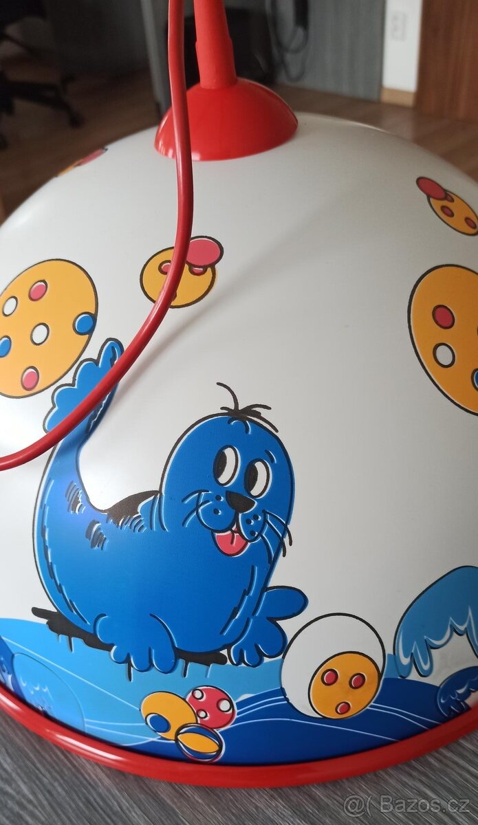 DĚTSKÝ LUSTR - ČERVENÝ nebo HNĚDÝ TULEŇ - 5