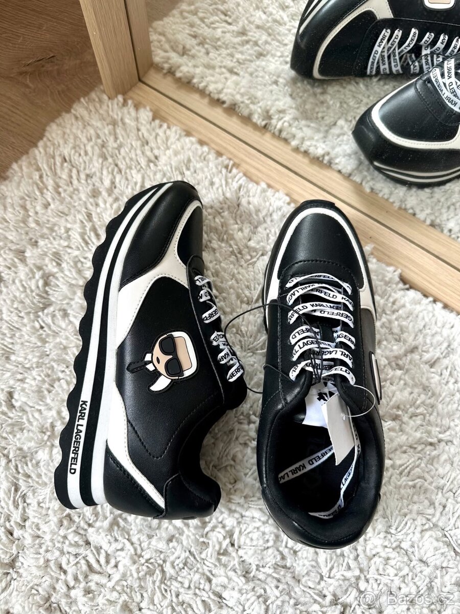 ČERNÉ TENISKY KARL LAGERFELD - 5
