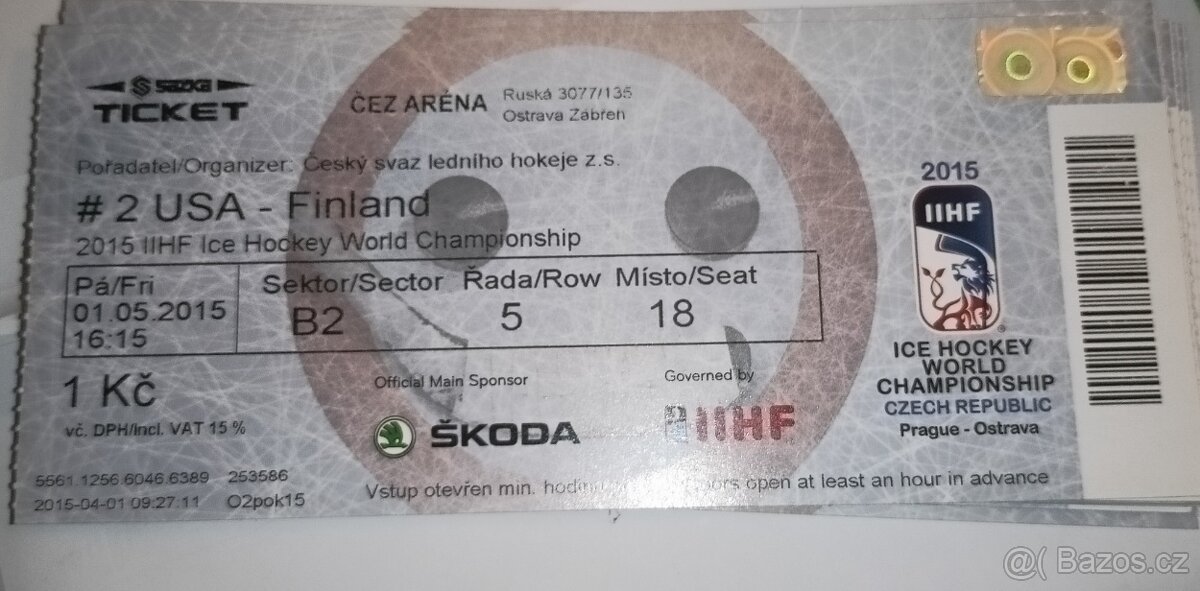 MS 2015 v Hokeji: USA-Finsko - 5