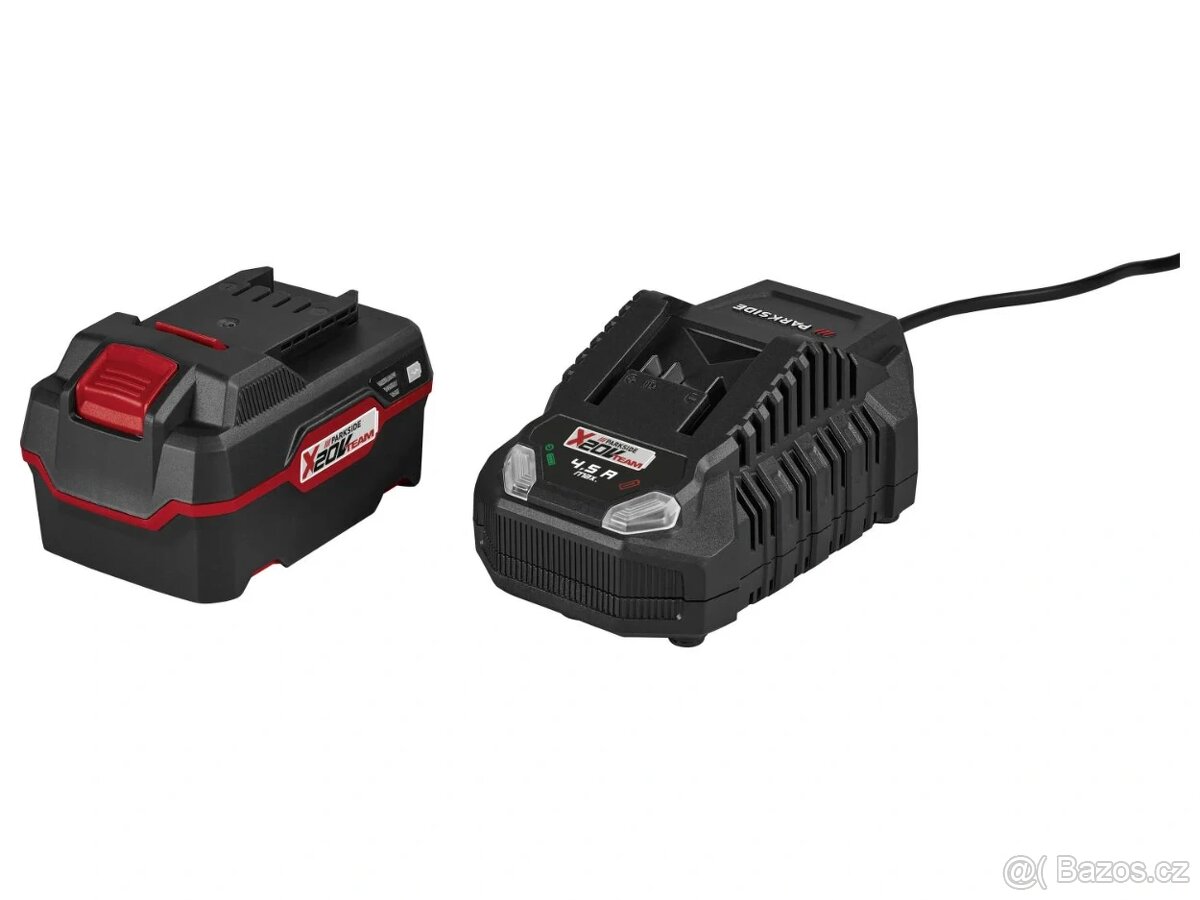 Aku úhlová bruska PWSA 20-Li D4, 4 Ah vč.baterie + nabíječka - 5