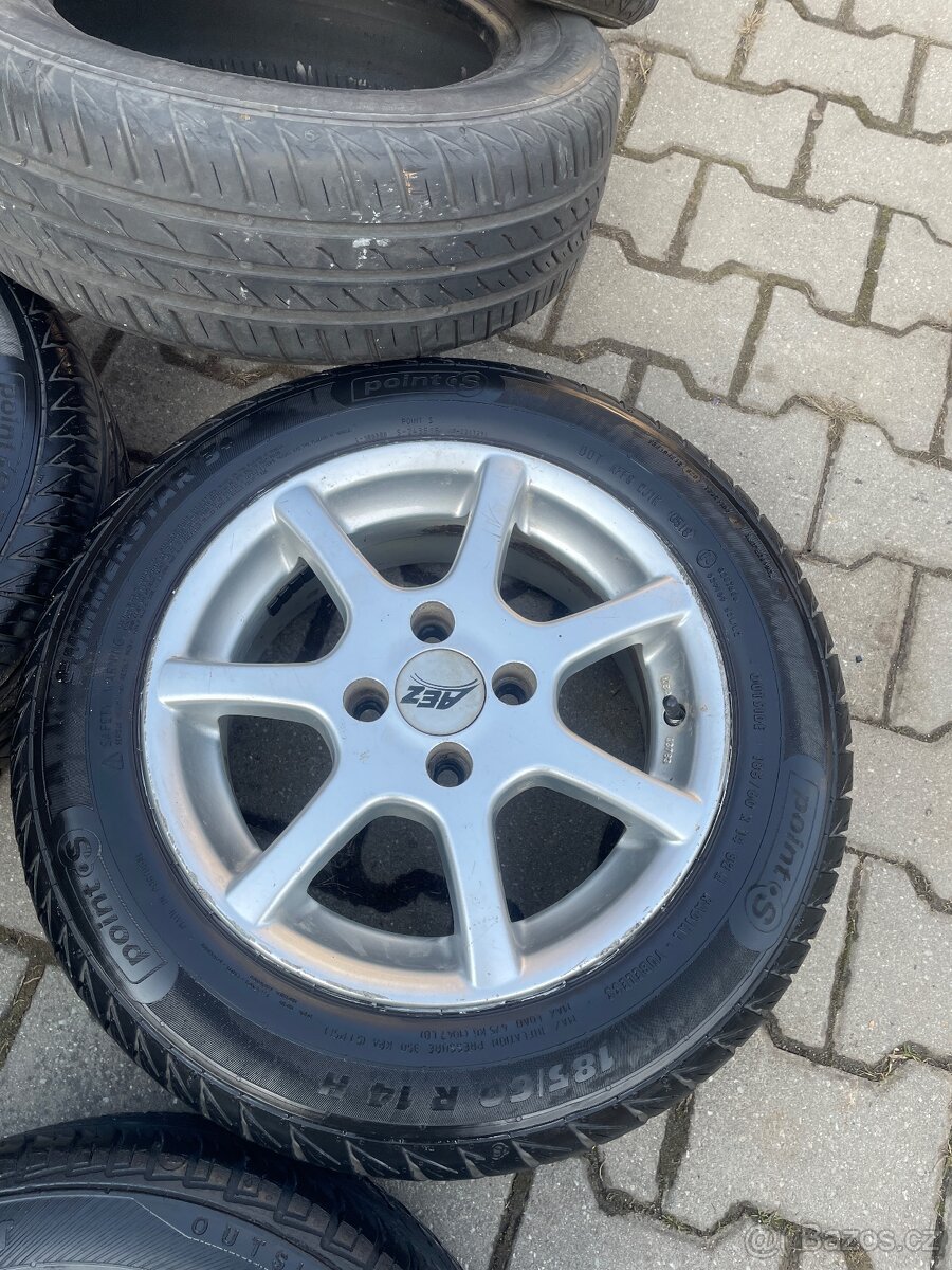 ☀️ALU LETNÍ KOLA 4x100 185/60 R14 - 5