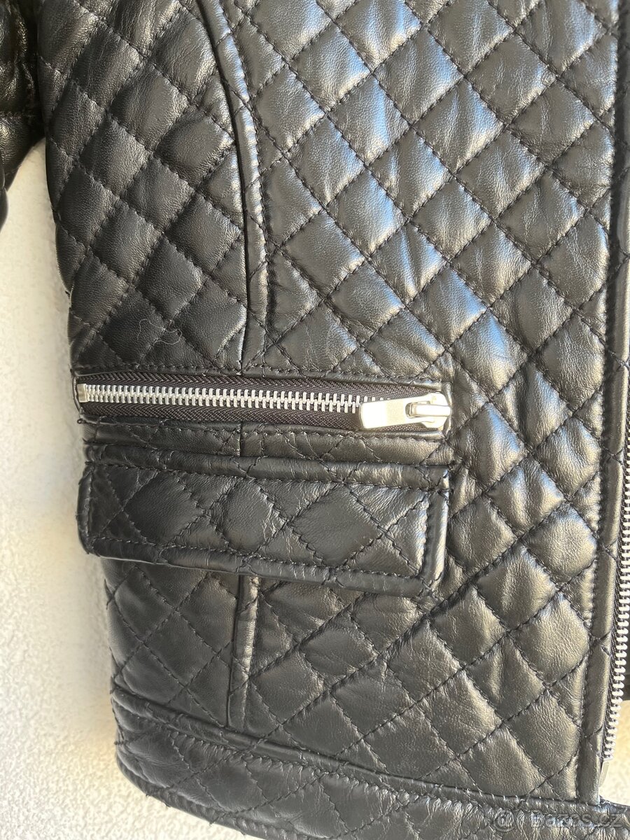 Dámská kožená bunda - 5