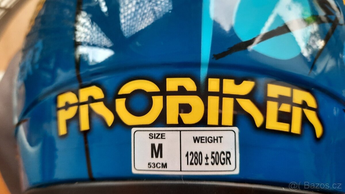 Značková dětská helma na motorku, čtyřkolku nebo motokáru - 5