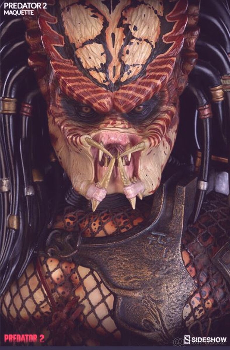 Predator 2 maquette 1/4 Exclusive 72cm, Sideshow+dárek - 5