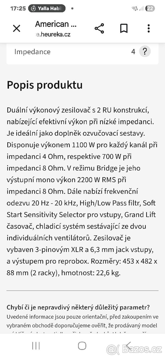 American power 2500 - 5