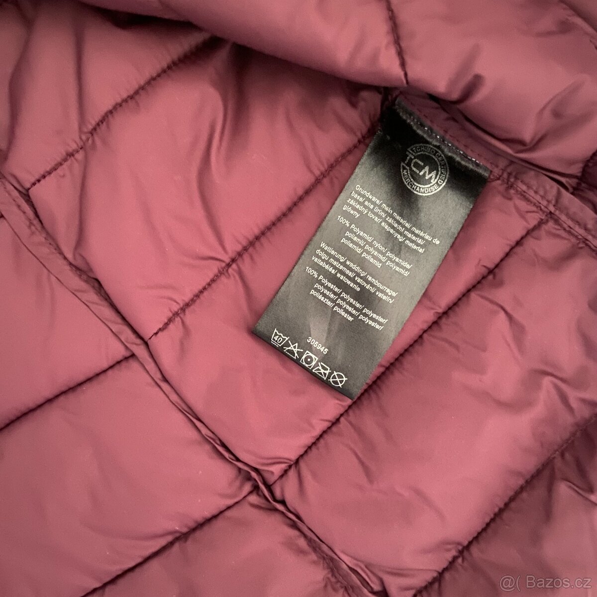 Dámský prošívaný kabát s kapucí Tchibo vel. 38 - 5