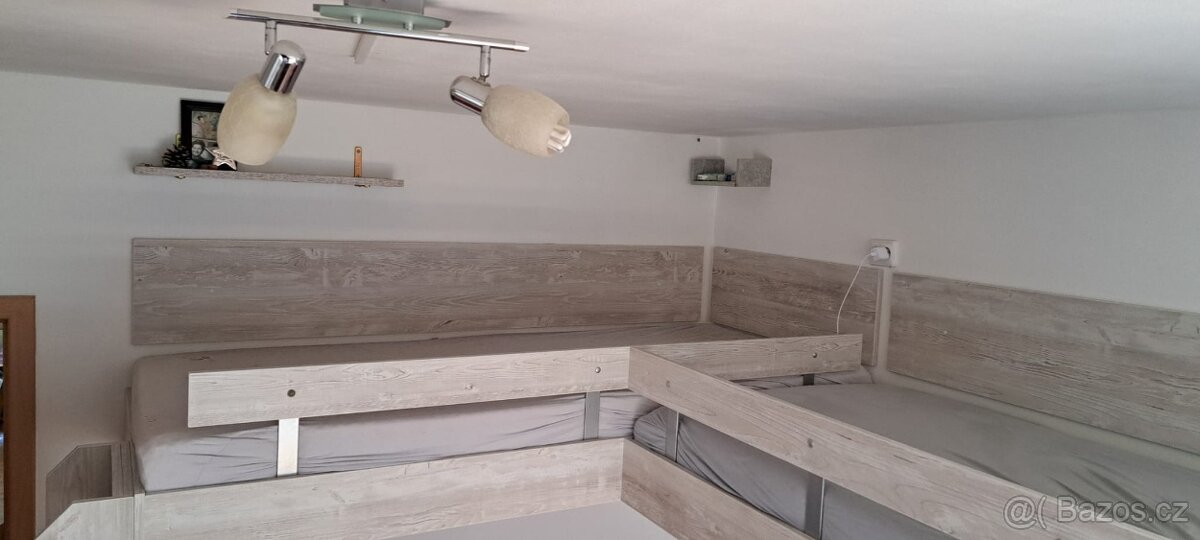 Patrové postele do L - 5