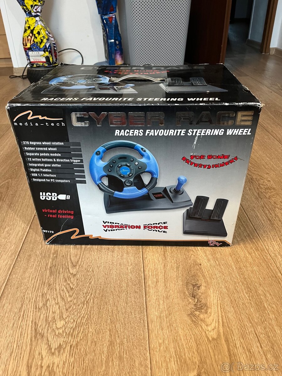 Herní volant Media-Tech Cyber Race – PC - 5