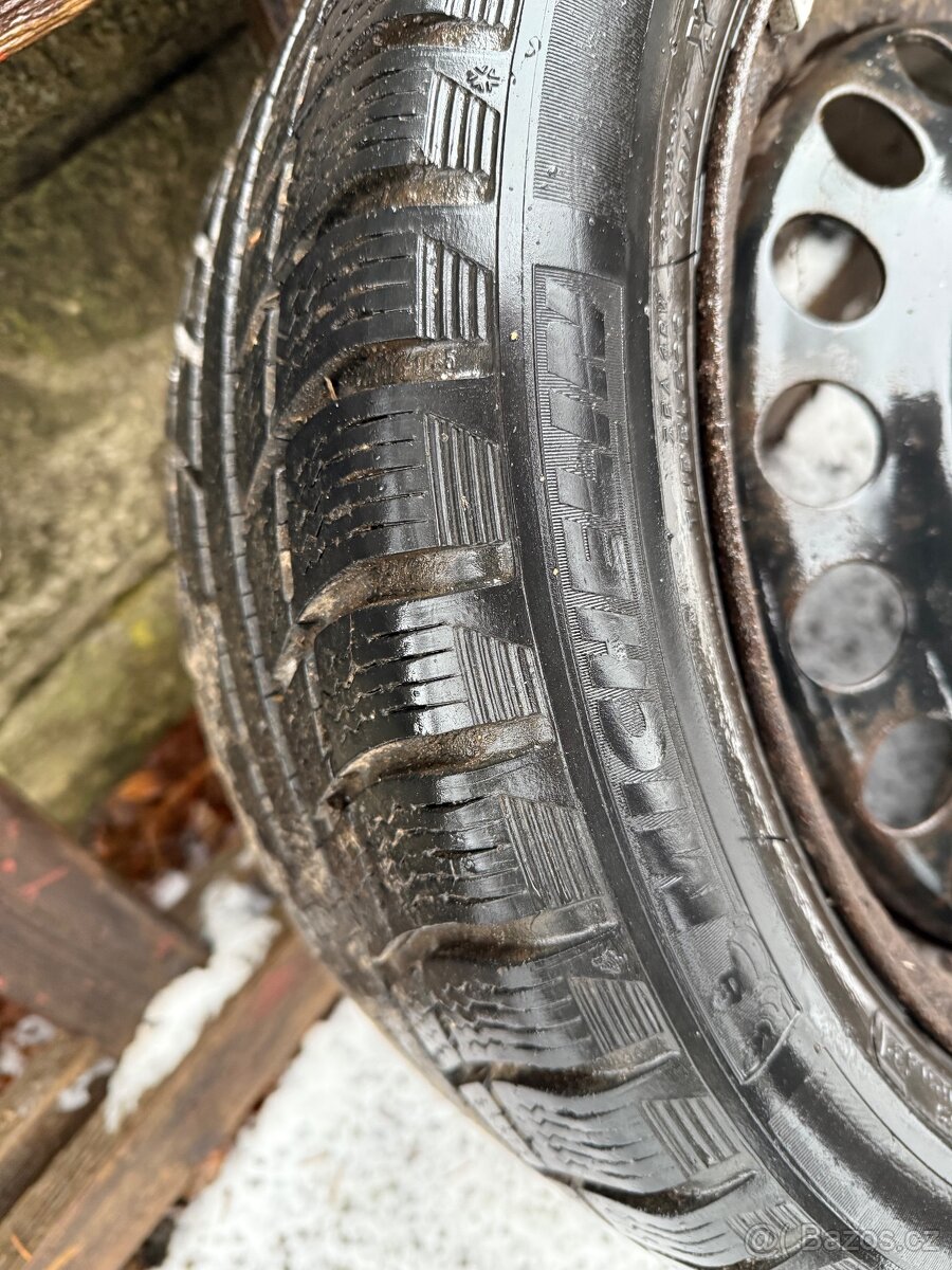 Zimní sada 4x100 r15 185/55 - 5