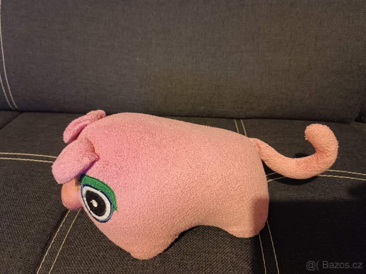 plyšák prasátko pro štěstí - 5