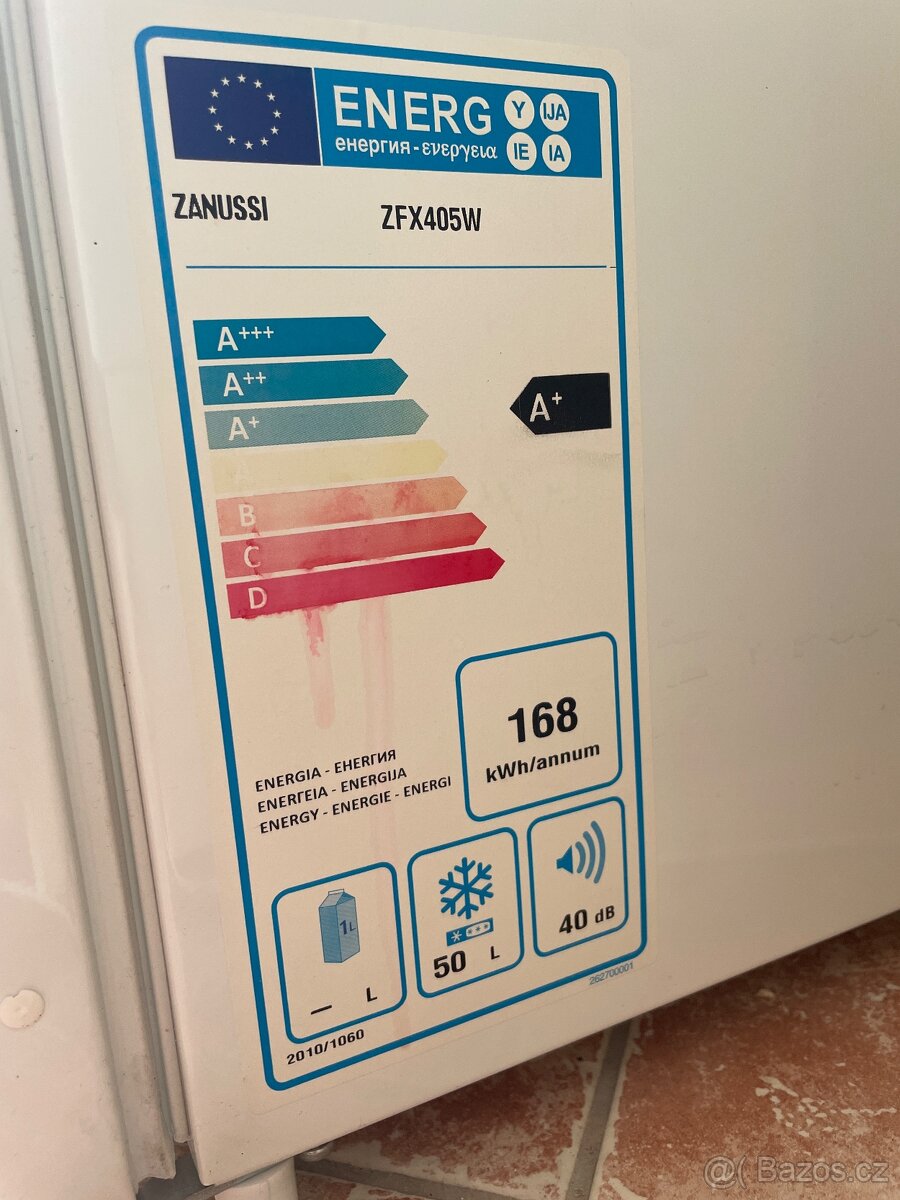 Mrazák Zanussi ZFX405W - 5