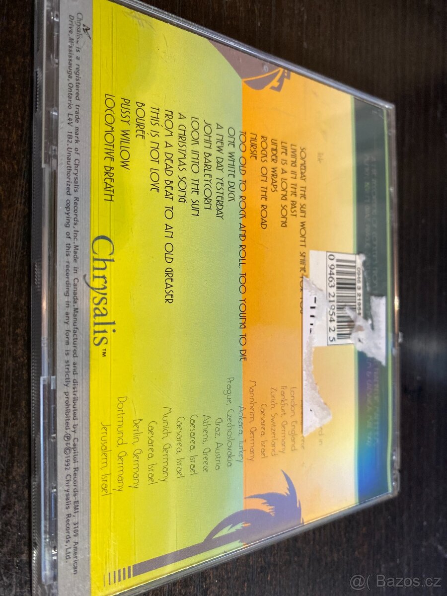 JETHRO TULL: A LITTLE LIGHT MUSIC, 1992, 1.PRESS, JEWEL CASE - 5