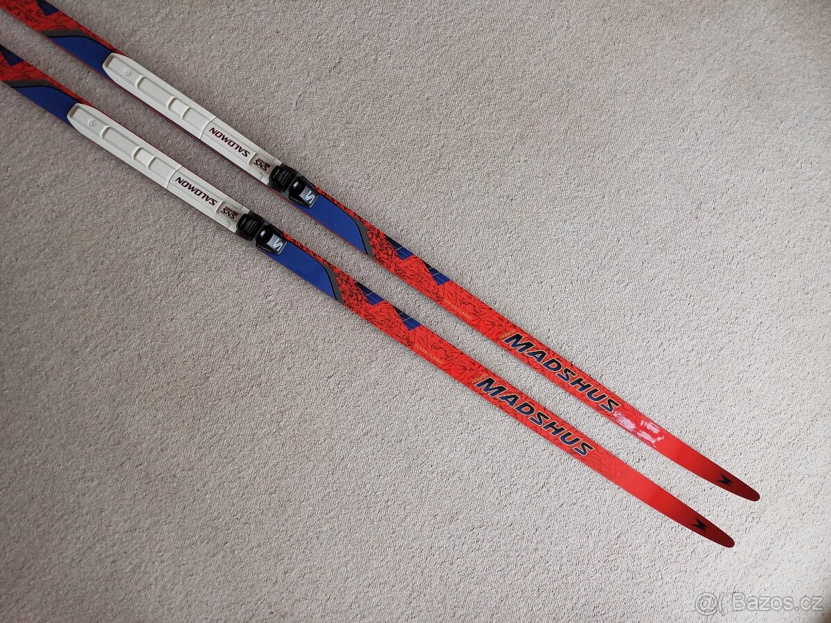 Norské běžecké lyže MADSHUS, běžky 190 cm, vázání SALOMON - 5