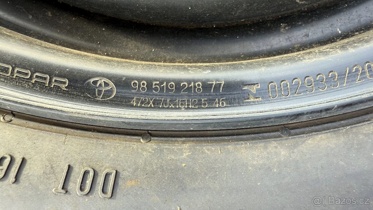 Nové plechové disky 7Jx16 5x108 ET46 Toyota ProAce 16- - 5