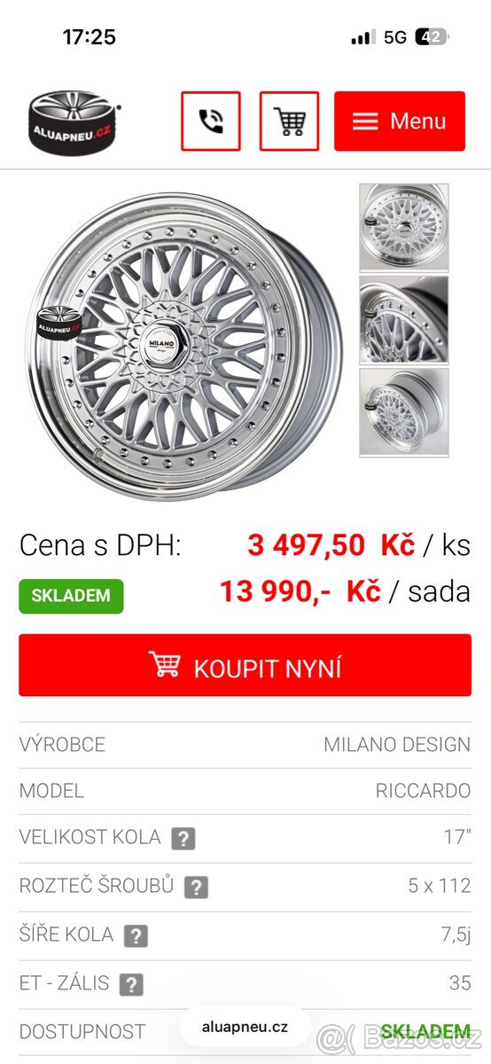 Kola BBS 17’ replika - 5