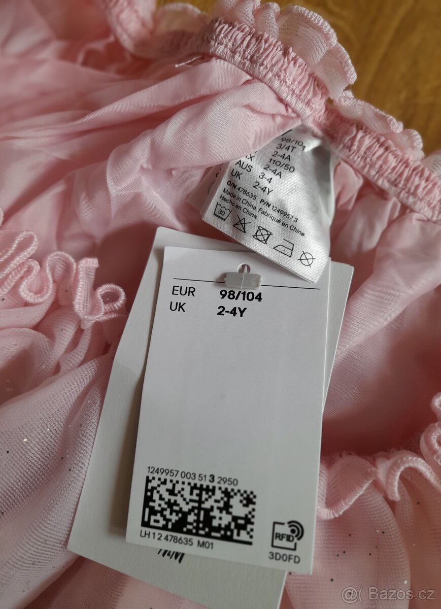 Tylová sukýnka H&M, vel. 98/110 - 5