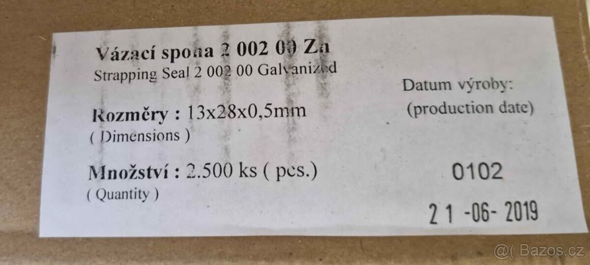 Páskovací set GAMA - standardní sada - 5