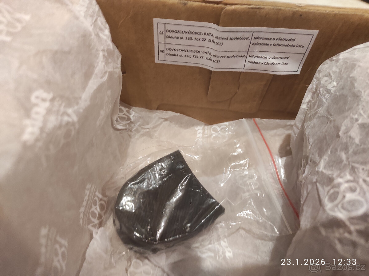 Baťa lodičky KOŽENÉ velikost 41 - ITALIAN DESSIGN - 5