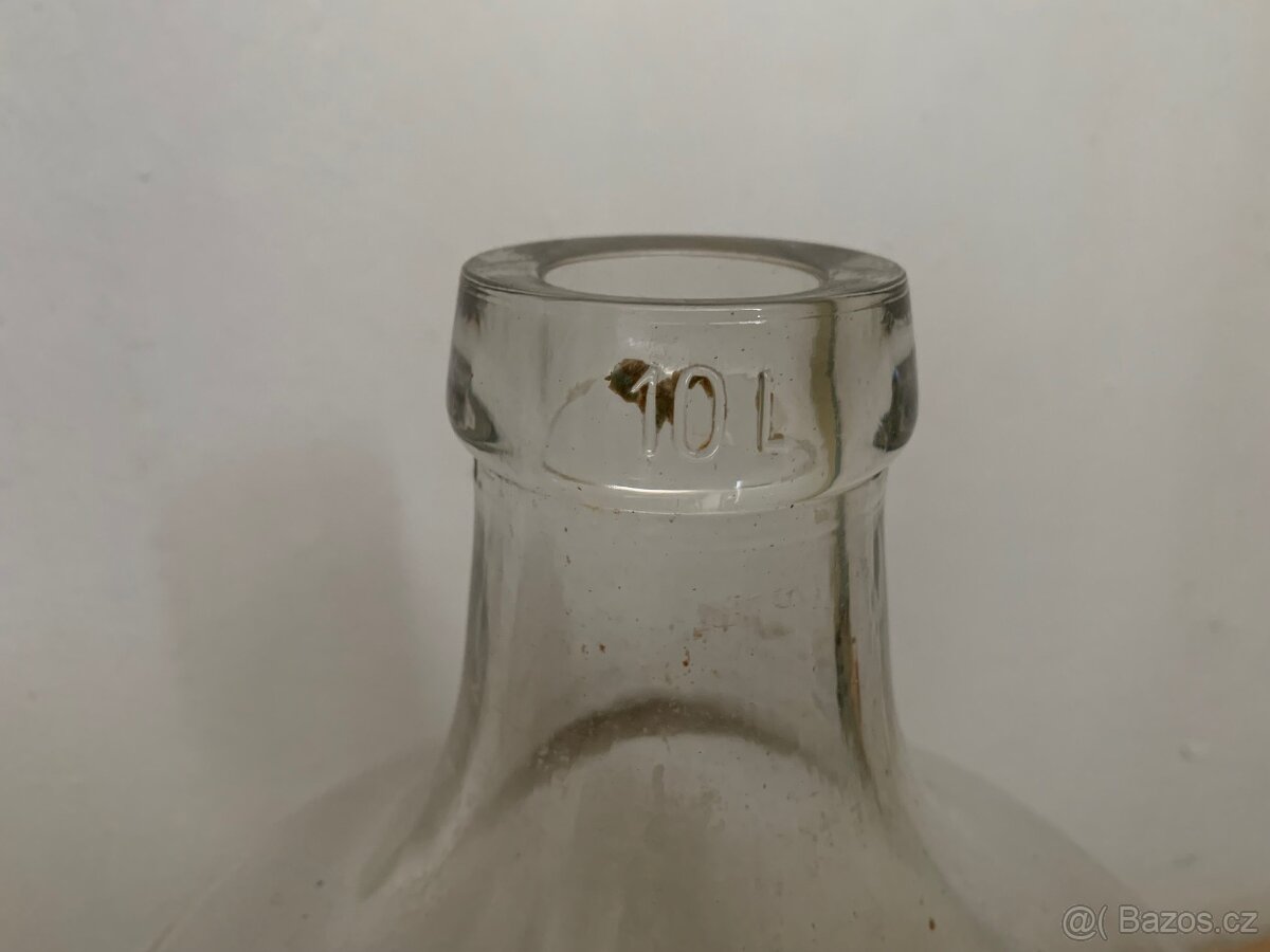 Skleněný demižon 10L - 5