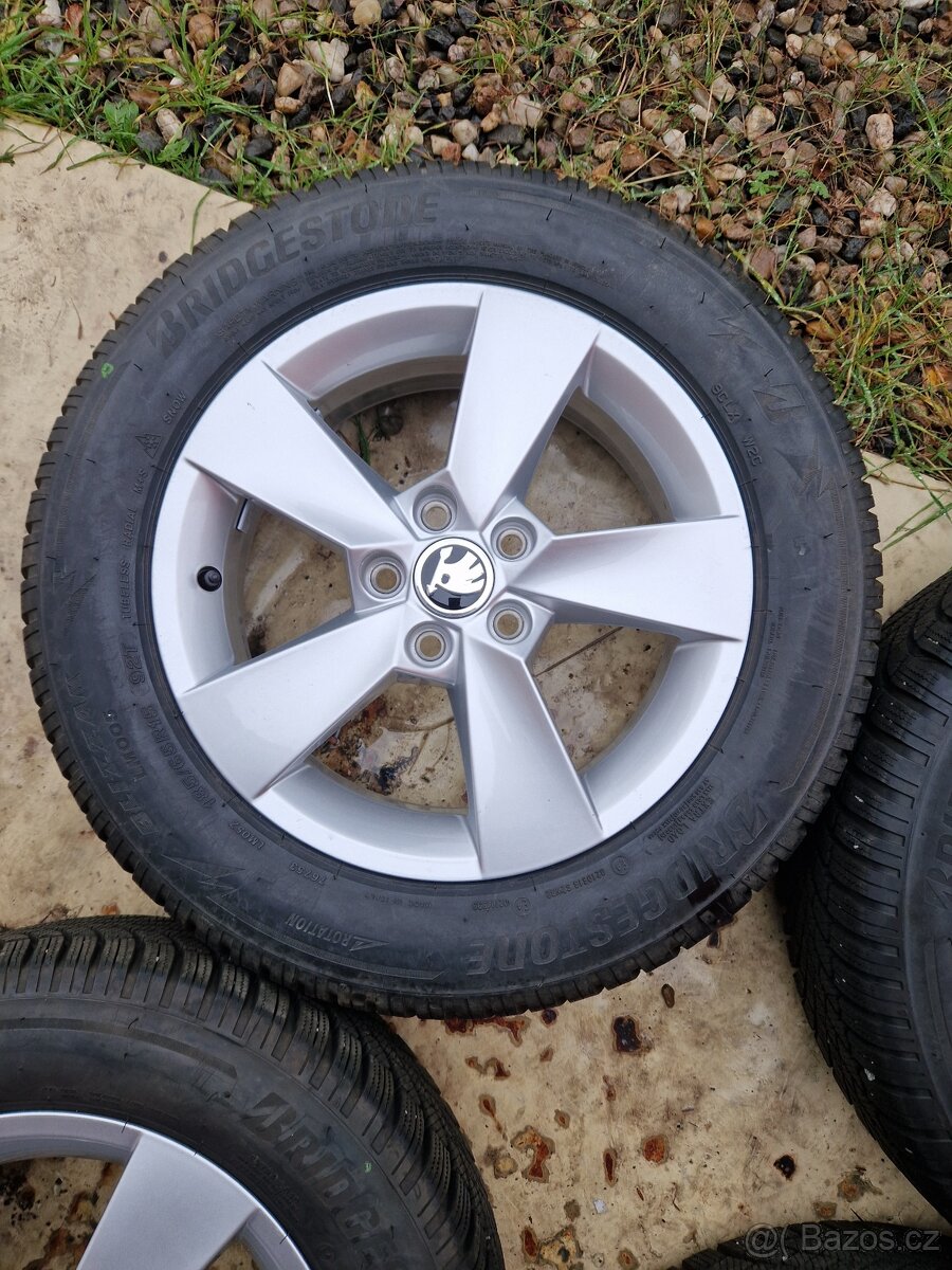 4x ALU originál Škoda FABIA IV model HADAR 15" - 5