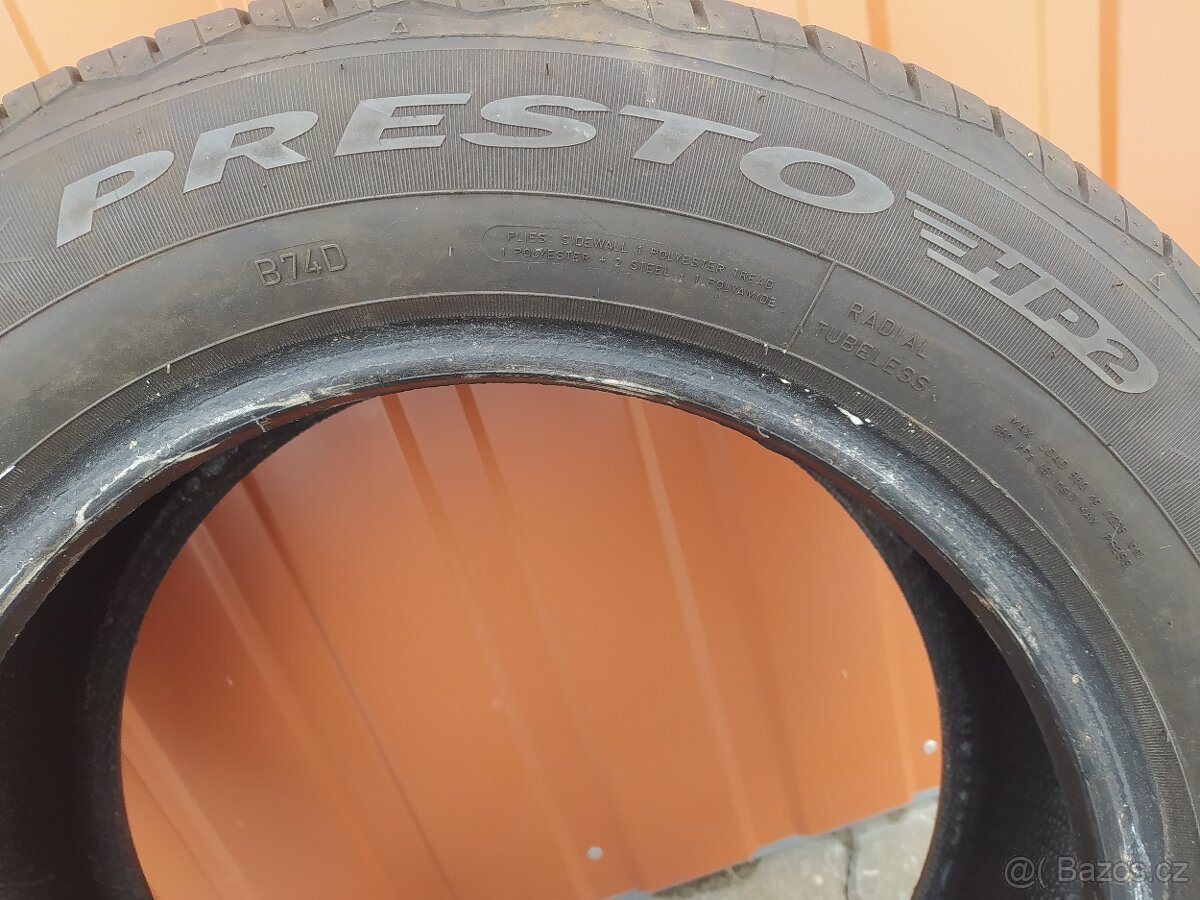 Prodám letní pneu Debica 6,5-7mm. - 5