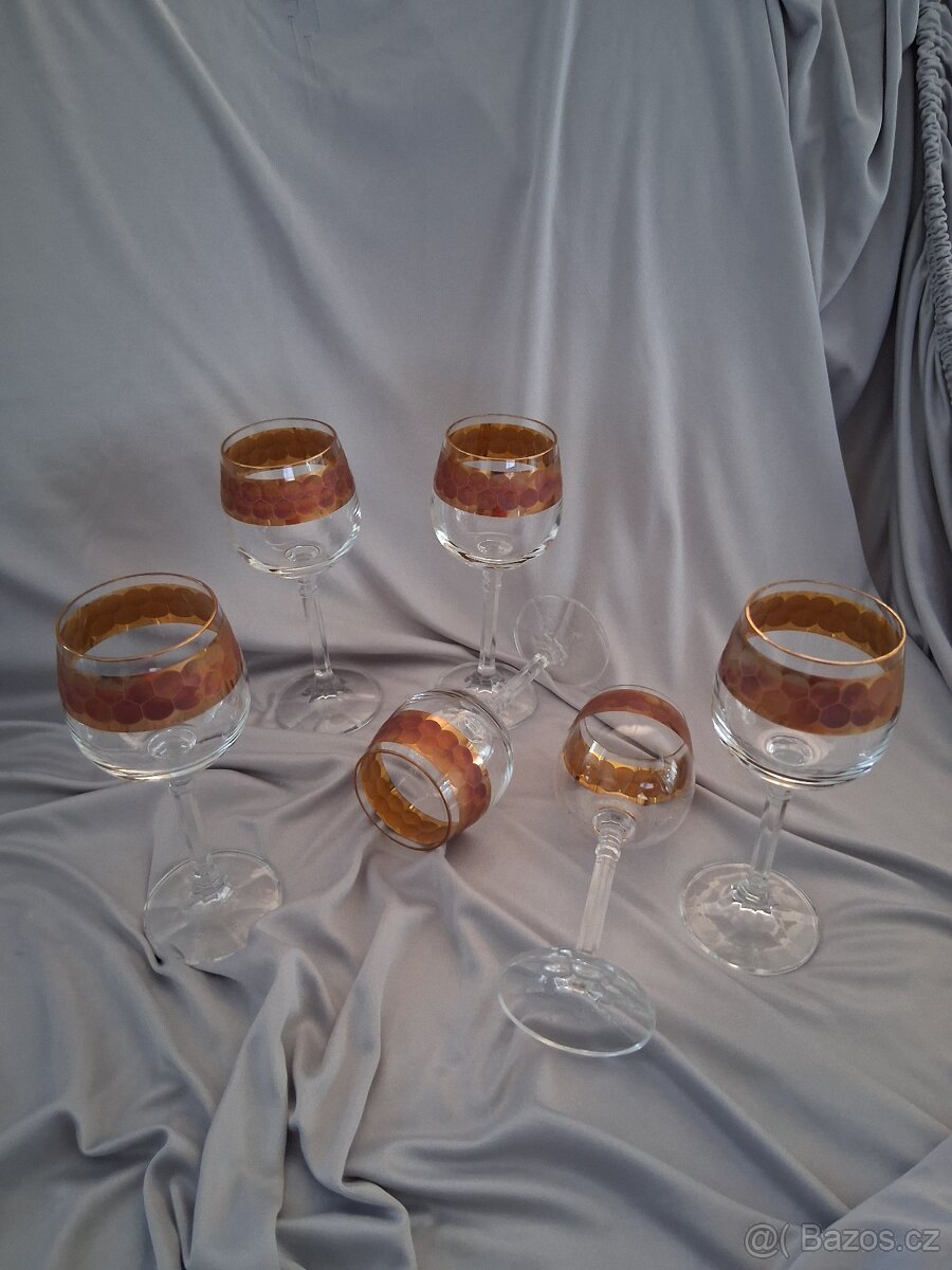 Retro skleničky na likér 6ks - 5