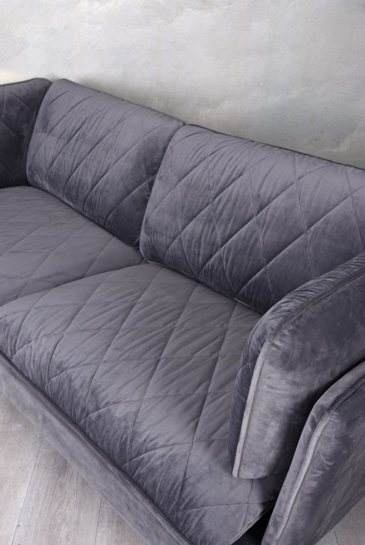 třímístna pohovka v šedé barvě top stav - 5