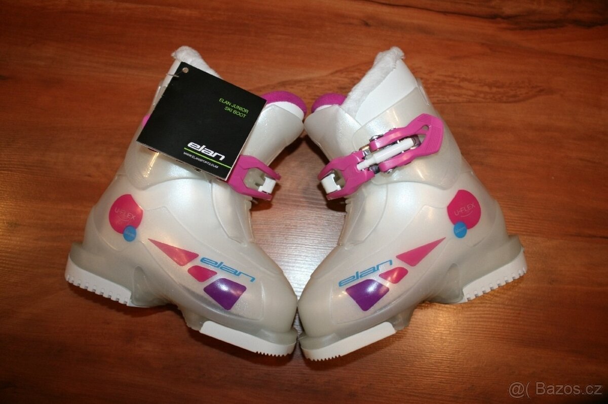 divcí lyže Atomic 70 cm , lyžaky Elan - 5