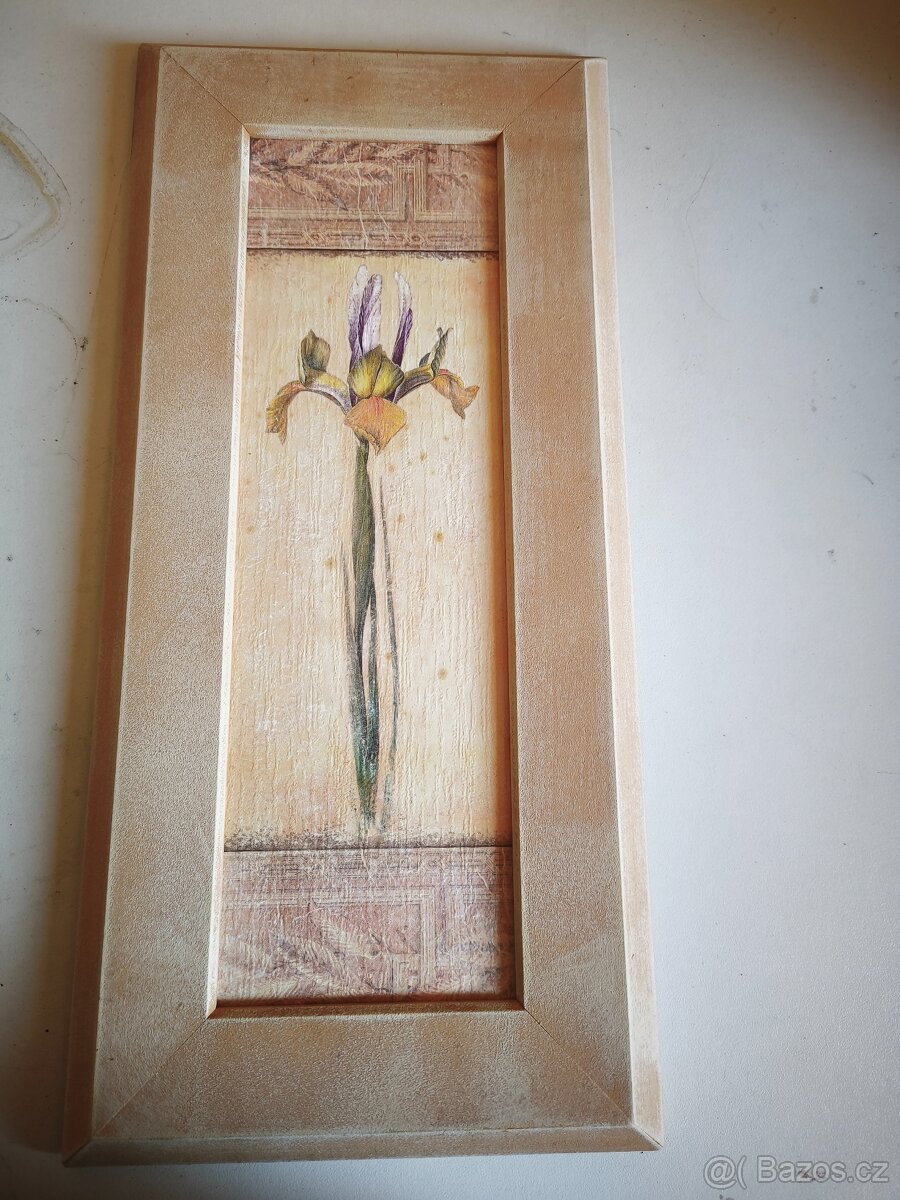 dva obrazy květin - 5