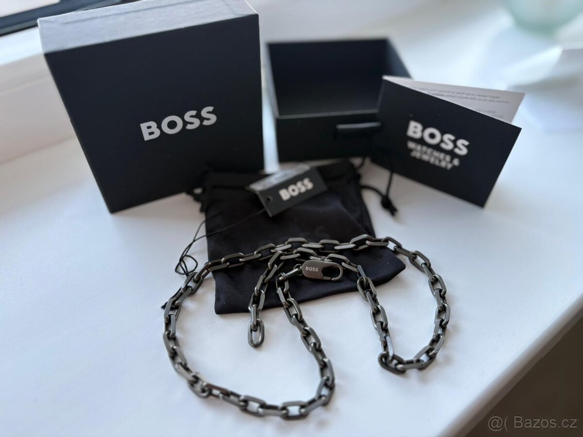 Masivní pánský řetízek Hugo Boss - 5